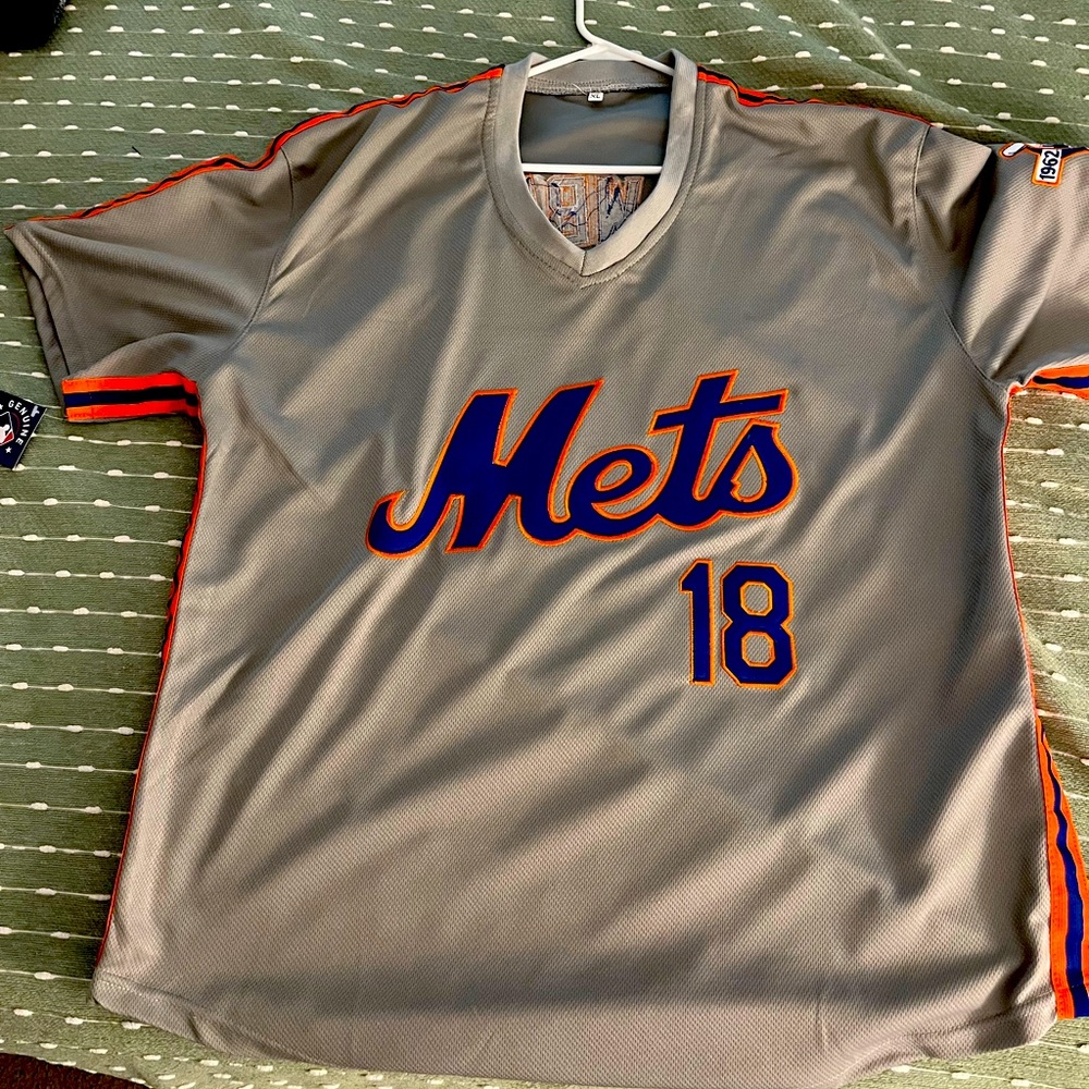 1986 New York Mets Customized Darryl Strawberry Jersey Sz XL. *ERROR* OFFERS